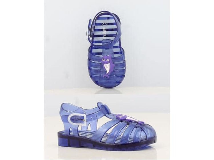 Picture of B471560 SHARK BOYS JELLY SHOES - SOFT LIGHT BLU